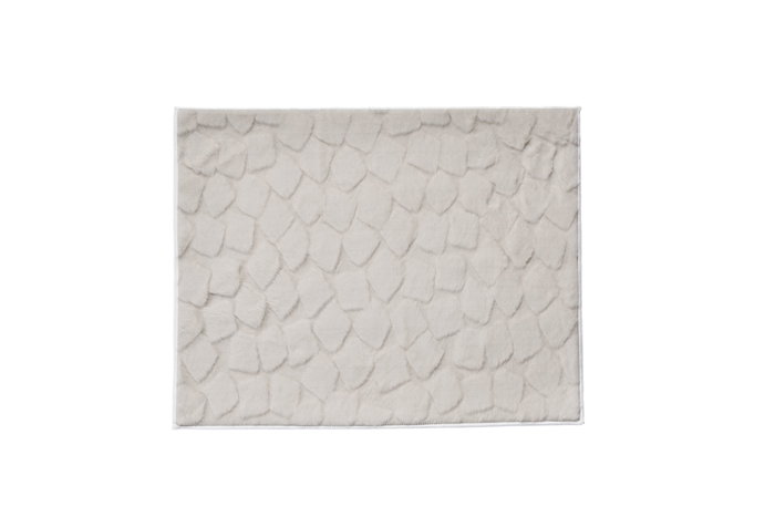Mijölnir Rabbit - Taupe Grey Juego de 2 Alfombrillas de Baño Antideslizantes
